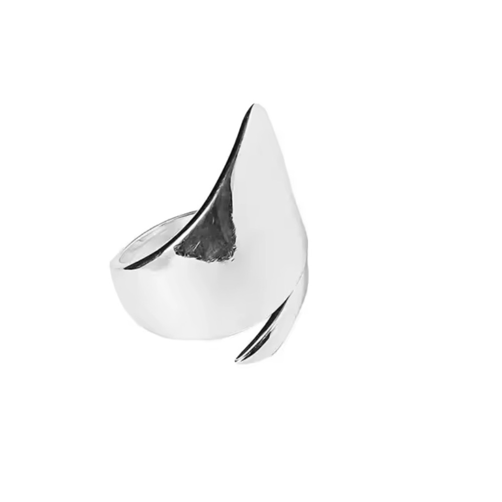 Polished Wrap Ring | 925 Sterling Silver Adjustable - Picture 11 of 15